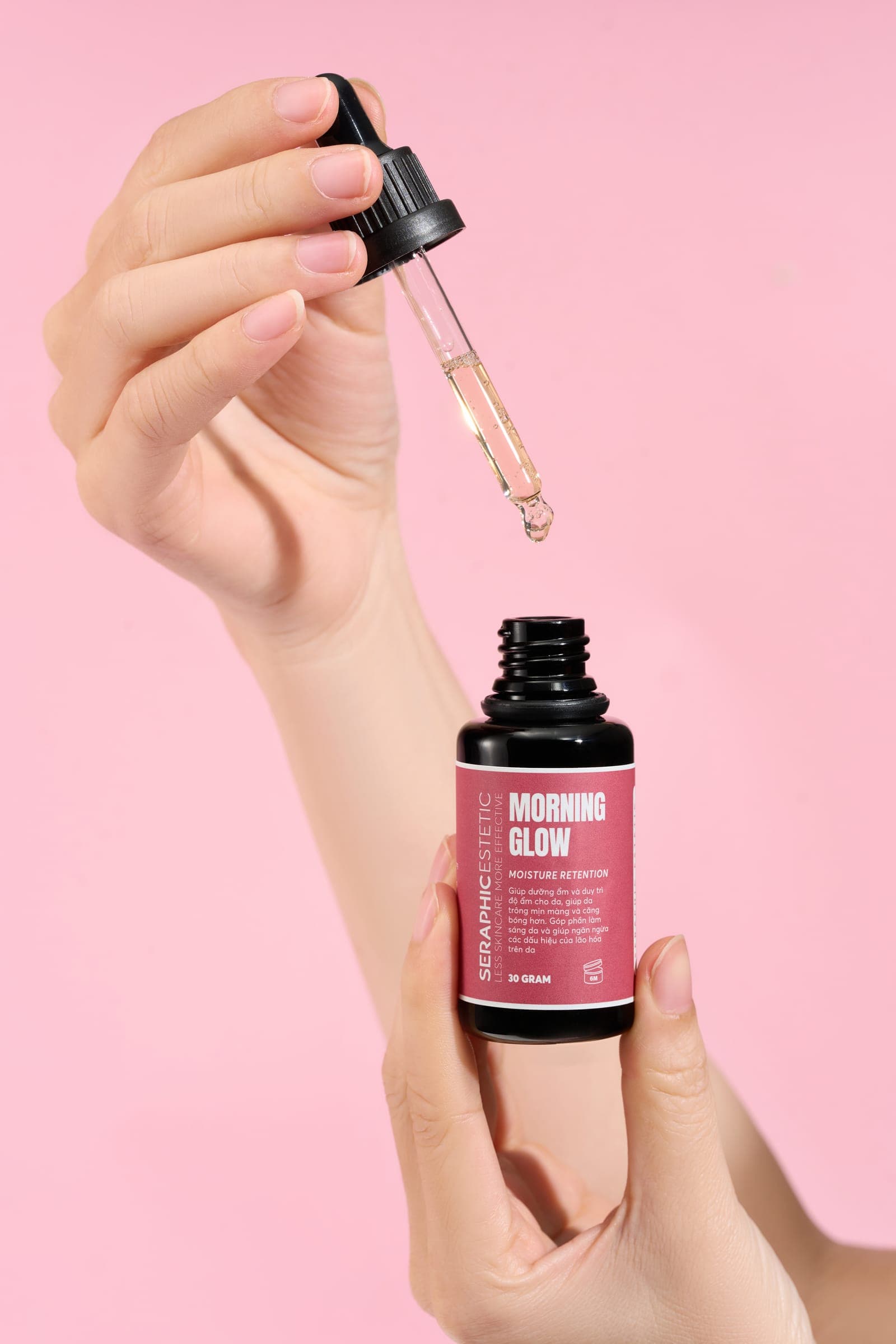 Morning Glow — tay cầm ống nhỏ giọt serum